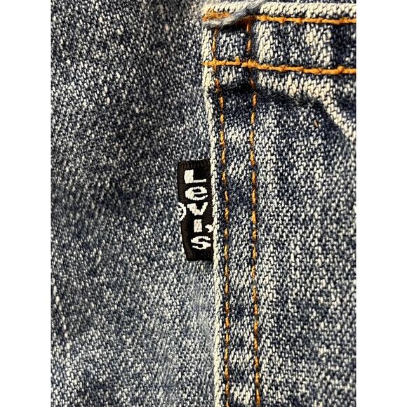 Vintage Levi's Jeans Women's 16 R Baggy Ankle Carpenter Denim Light Wash Skater - Picture 5 of 11